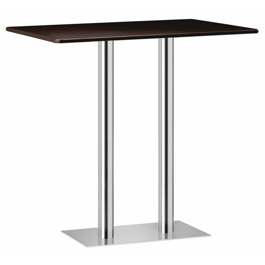 Masa uz comercial inalta din lemn si otel Metalmobil XT 490A T